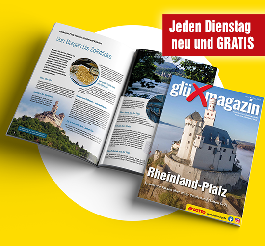 Zu sehen ist das Titelblatt des Glücksmagazins.