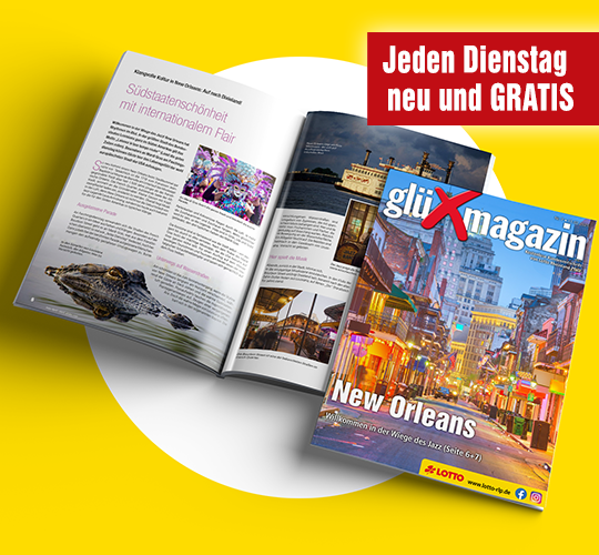 glüXmagazin, Titelseite und Innenansicht