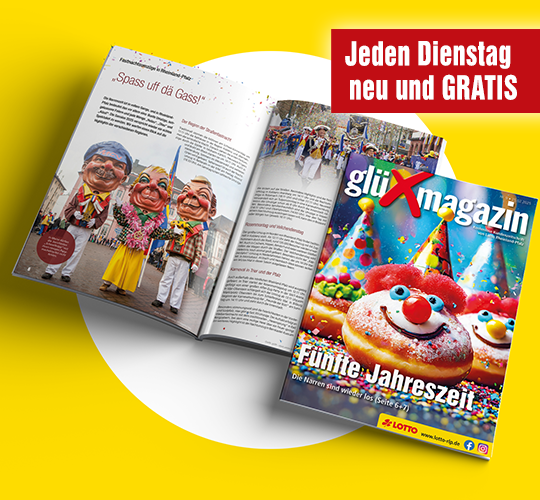 Titelseite Glücksmagazin