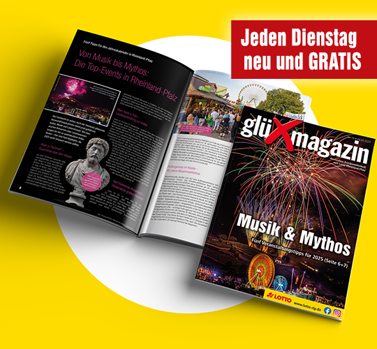 Titelseite des Glücksmagazins